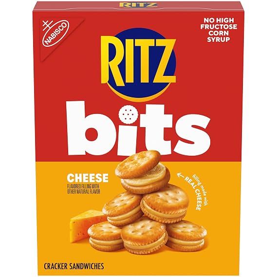 Ritz, Cheese Sandwich Crackers, Snacks for Kids and Adults, Lunch Snacks, 8.8 Ounce
