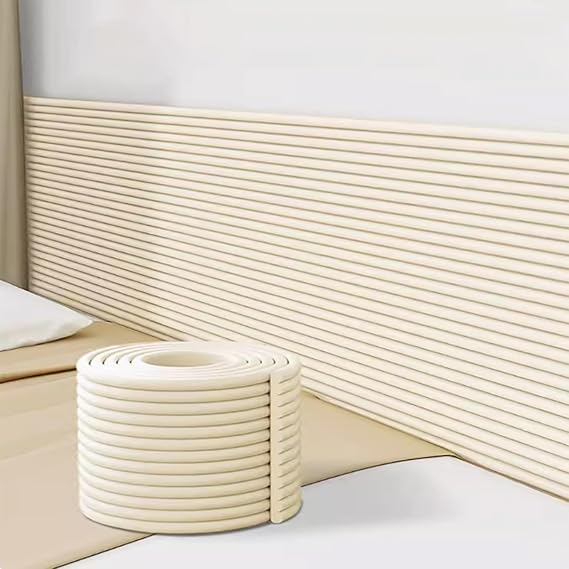 Upholstered Wall Panels Self Adhesive, Anti Collision Wall Padding Kids, 20x200cm Padded Wall Panels for Bedroom/Living Room, Safe and Environmentally Friendly(60cmx200cm)