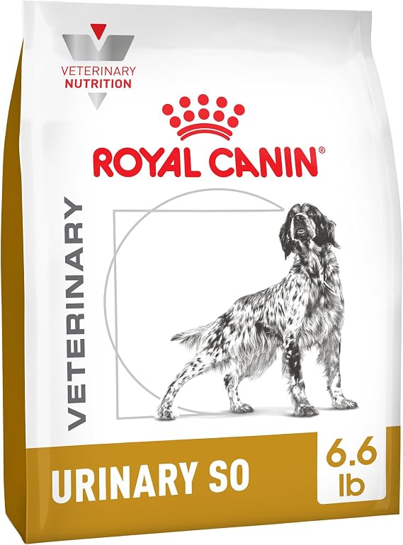 ROYAL CANIN Veterinary Diet Canine Urinary SO Adult Dry Dog Food, 6.6 lb Bag