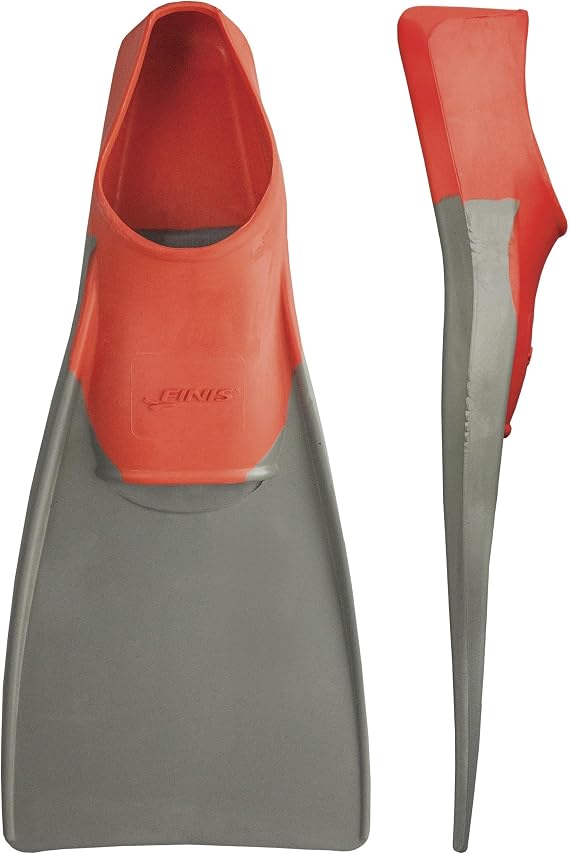 FINIS Long Floating Swim Fins - Adult Training Fins - Improves Kick Technique & Body Position