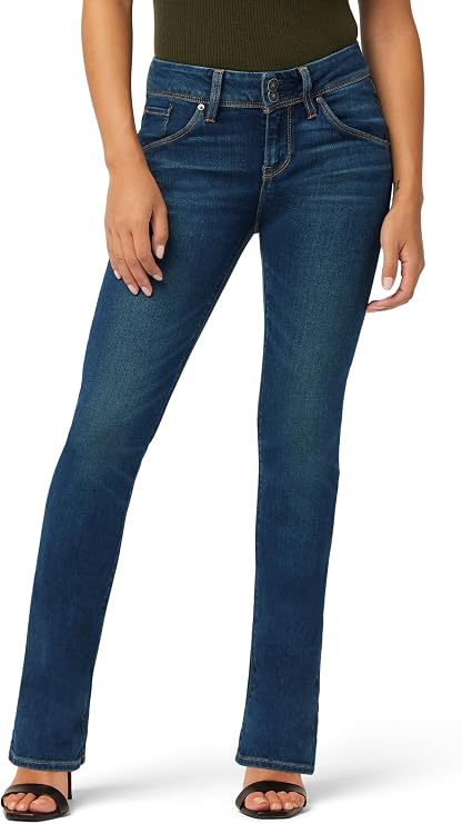 Hudson Women's The Beth Mid Rise Petite Baby Boot Jean
