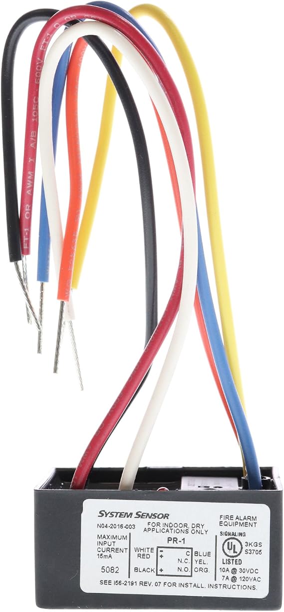 System Sensor PR-1 Epoxy Encapsulated Multi-Voltage Relay, Activation LED