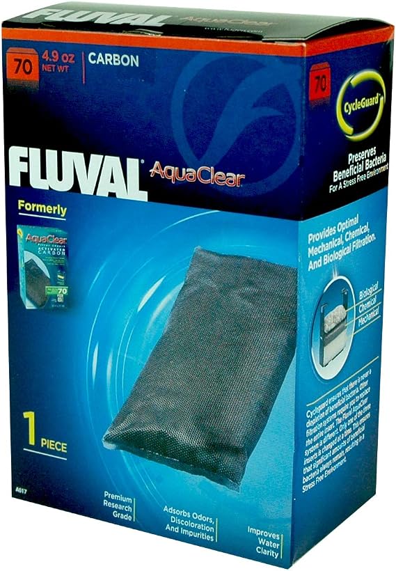 AquaClear 70 Activated Carbon for Aquariums | Improves Water Clarity, Suitable for Freshwater or Marine Aquariums