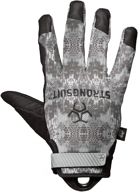 StrongSuit 41500-L Q-Series Shooting Glove, Night Camo