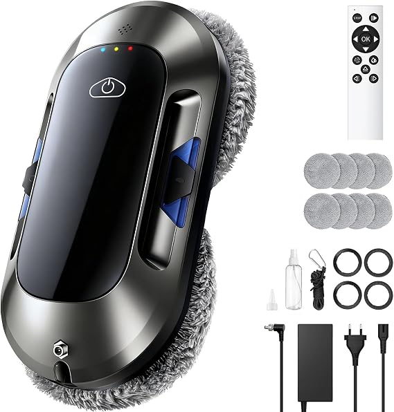 Window Cleaning Robot with Bi-Directional Ultrasonic Mist Spray Function