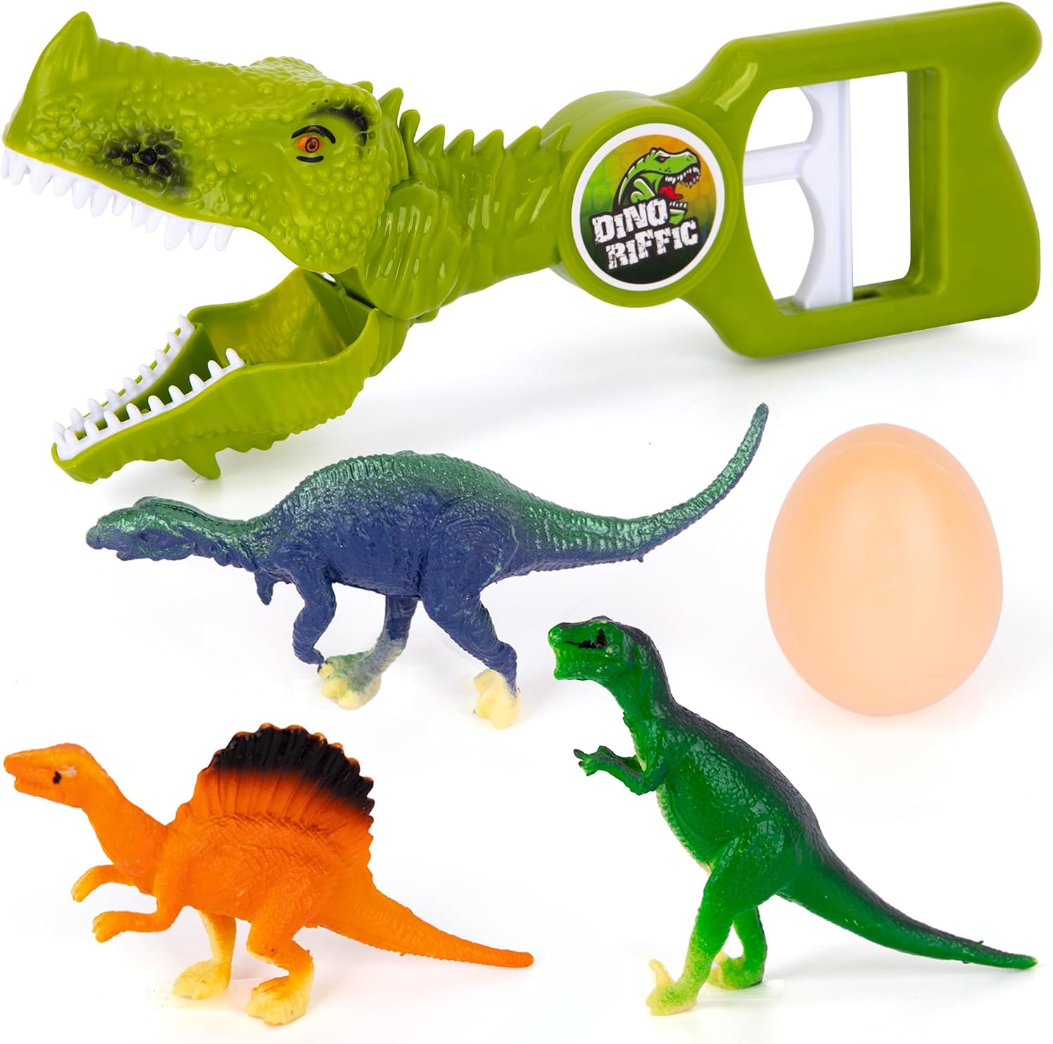 ArtCreativity Dinosaur Toy Set - 5-Piece Grabber Set - Dinosaur Grabber and Figurines for Kids 3-5
