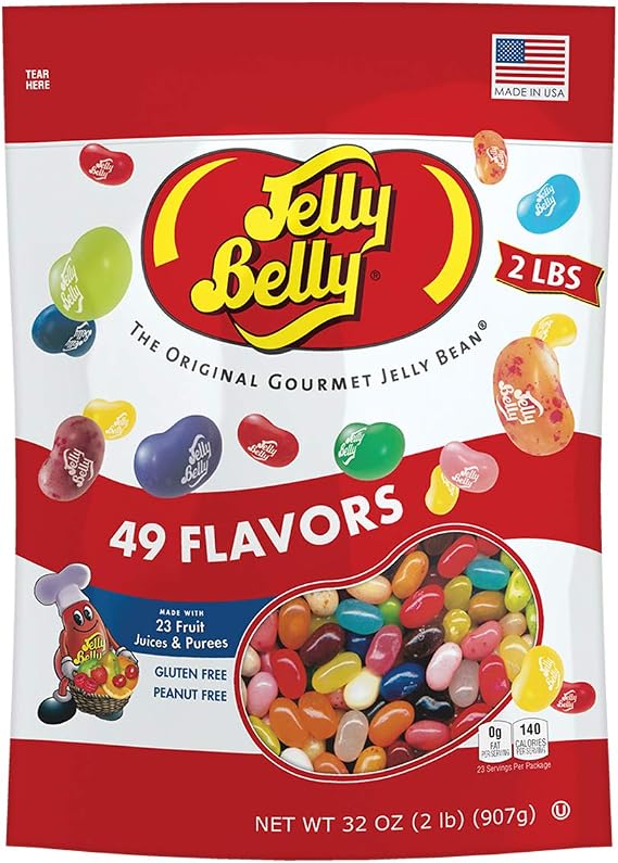 Jelly Belly Jelly Beans, 49 Flavors, 2 Pound (Pack of 1)