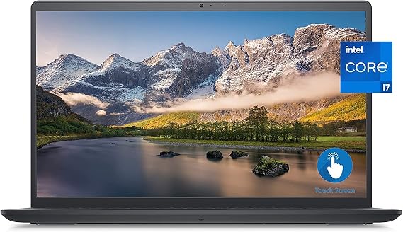 DELL 2023 Inspiron 15 3530 Laptop, 15.6" FHD Touchscreen, Intel Core i7-1355U Processor, 16GB DDR4 RAM, 512GB PCIe SSD, Wi-Fi, Webcam, HDMI, Windows 11 Home, Black