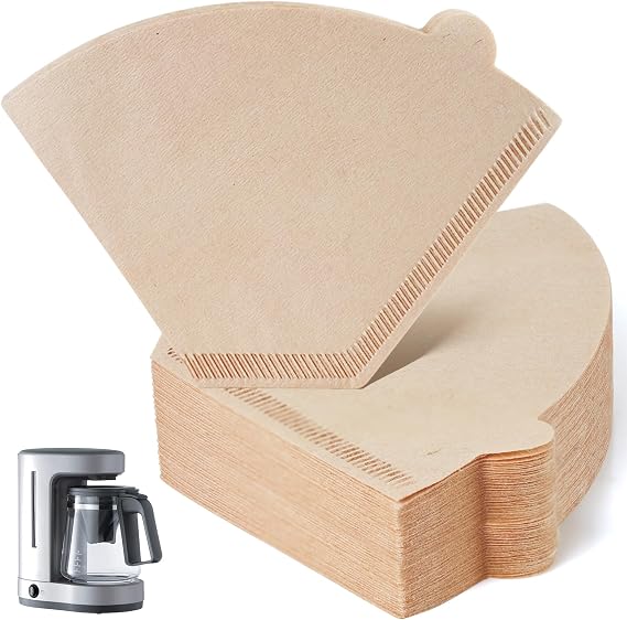 Unbleached Paper Coffee Filters Compatible with Zojirushi Coffee Maker, 100 Pcs Cone Filter Paper for Zojirushi 5 Cup