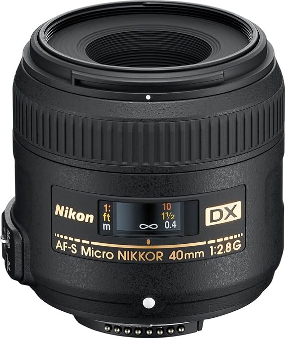 Nikon AF-S DX Micro NIKKOR 40mm f/2.8G Lens-Black