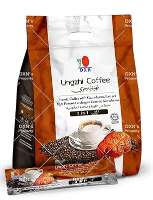 Greenpeacelove DXN Lingzhi 3 in 1 Coffee 20 Sachets