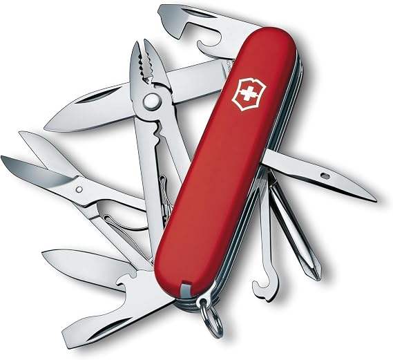 Victorinox Tinker, All 3 Types, Red Swiss Army Knife Multi-Function Knife, Outdoor, Camping, with Phillips Screwdriver, Swiss Made Multi-Tool Domestic Regular Product