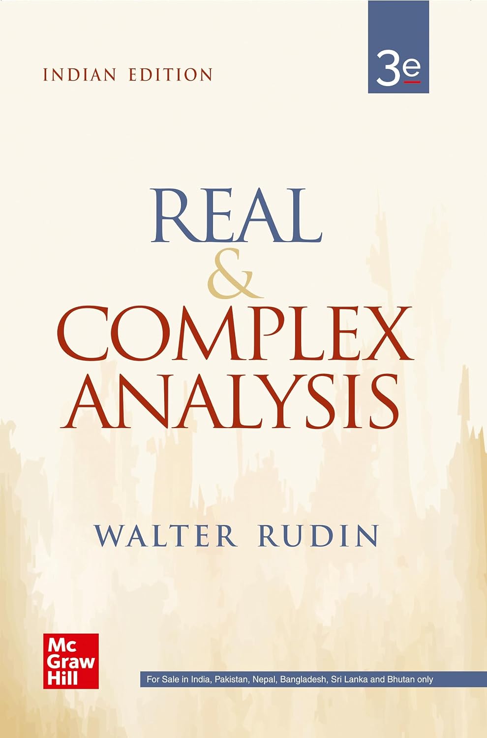 REAL AND COMPLEX ANALYSIS 3RD EDITION Paperback – January 1, 2023