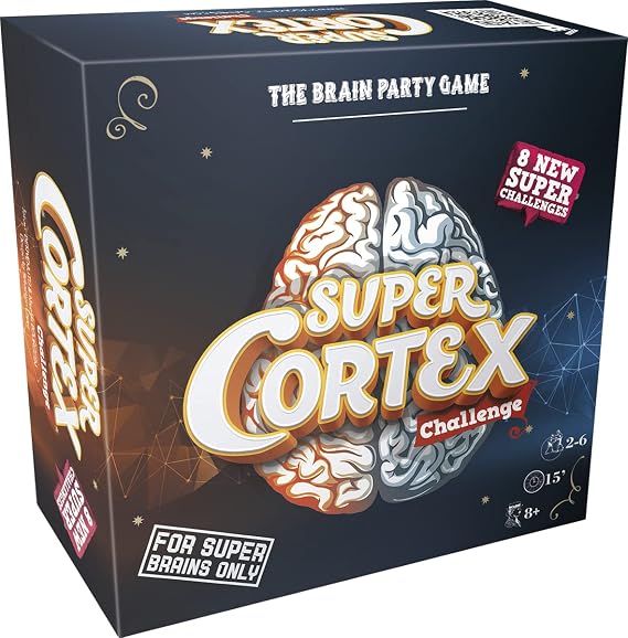 Zygomatic | Super Cortex Challenge | Challenging Party Card Game | Ages 8+ | 2-6 Players | 15+ Minutes Playing Time