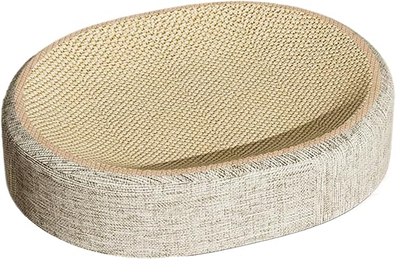 Cat Scratching Pad Kitten Bed Furniture Scratch Claws Rest Gym Outdoor | Indoor Cat Scratcher Cardboard Furniture Floor Resting for Indoor, Outdoor, Bedroom, Living Room, Corner, Window, Camping