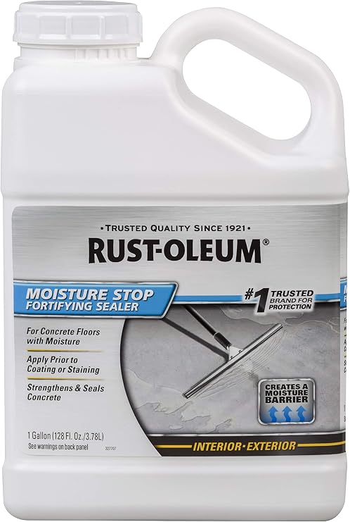 Rust-Oleum 301239 Concrete Moisture Stop Fortifying Sealer, Gallon