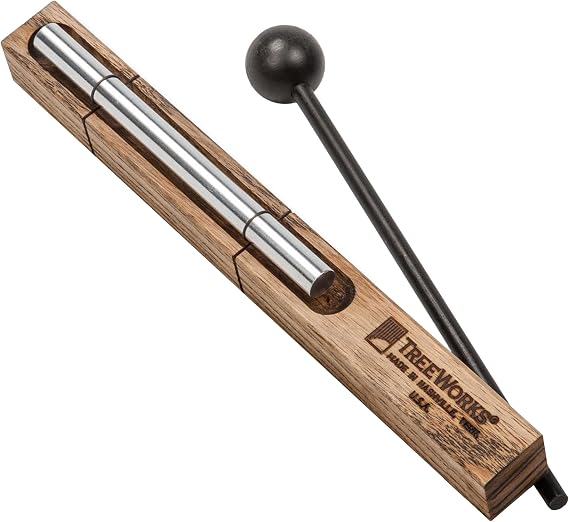 TreeWorks Chimes Energy Chime, Single Note MADE IN U.S.A. For Meditation, Classrooms, Sound Healing or Yoga, Includes Mallet