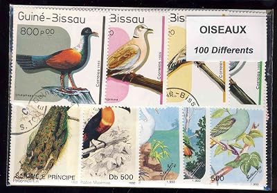 Prophila Collection Motives 100 Various Birds Stamps Stamps for Collectors Birds