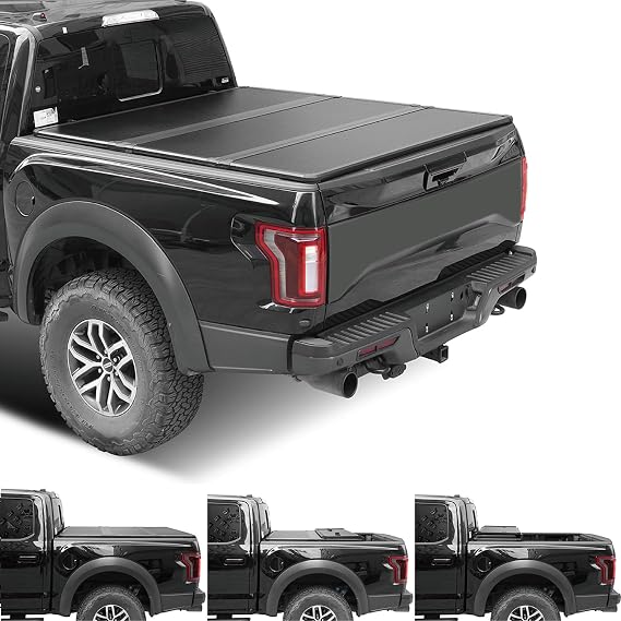 Lyon Cover 6.75' / 81" Hard Tri-Fold Truck Bed Cover Compatible with 2017-2026 Ford F-250 F-350 Super Duty Tonneau Cover