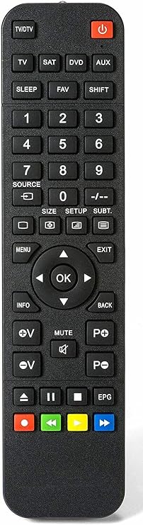 Remote Control Works and is Compatible with Metz Linea 32 LED 100, 32TU11