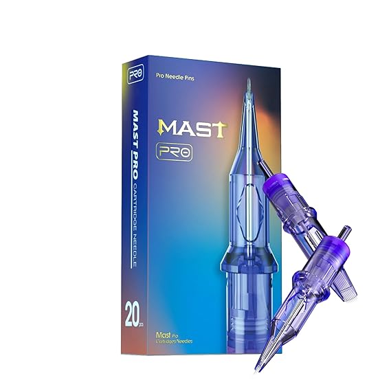 Mast Pro Tattoo Cartridges 20Pcs Disposable Needles Round Liner 1213RL