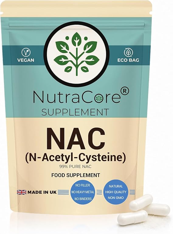 NAC 1000mg | NAC Supplement | 90 Vegan Caps | Premium Formula