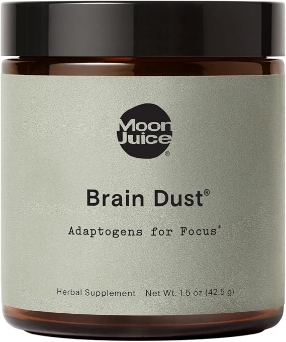 Moon Juice, Brain Dust Mushroom Supplement, Memory & Focus, 1.5oz