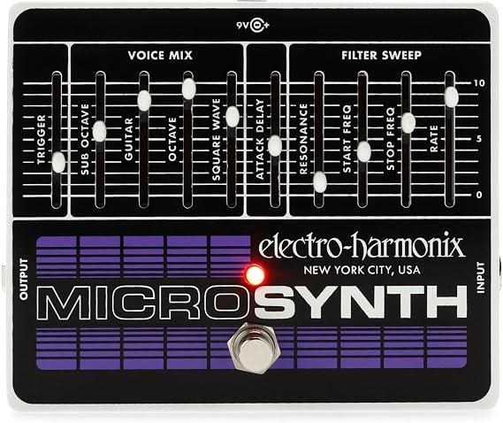 Electro-Harmonix Micro Synth Analog Guitar Synth Pedal