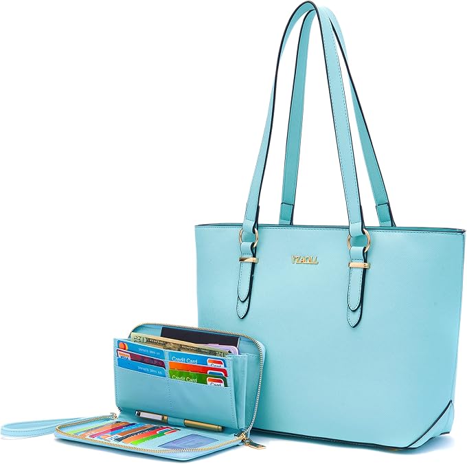 YZAOLL Purses for Women Large Tote Handbag Wallet Set Work Shoulder Bag