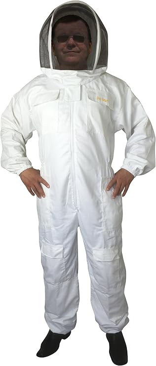 Bee Smart 400 adults Bee Keeping Suit with Fencing hat/veil - size