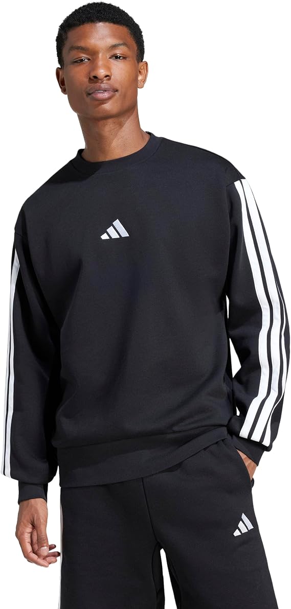 adidas Men's Essentials Fleece 3-Stripes Sweatshirt