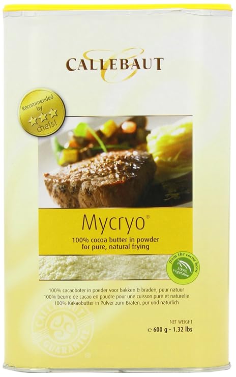 Callebaut Mycryo 100% Cocoa Butter Powder Ideal For Meat, Fish & Veg - 600g