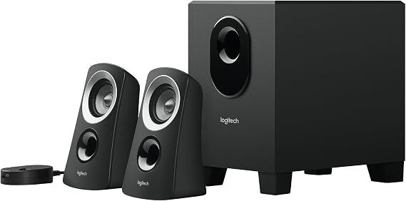 Logitech Z313 2.1 Speaker System - 25 W RMS - Black LOG980000382