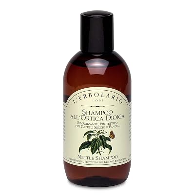 LErbolario Nettle Shampoo - Clarifying Shampoo for Men and Women - Strengthens, Protects and Adds Volume - For Dry Scalp and Damaged Hair - 6.7 oz