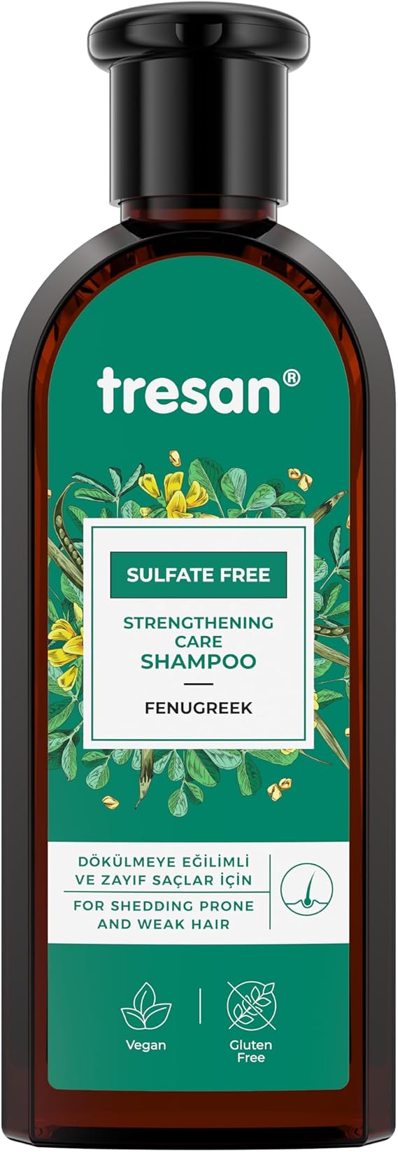 Tresan Fenugreek Strengthening Sulfate-Free Care Shampoo 300 ml