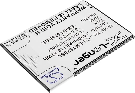 SPANN Battery Replacement for Samsung Galaxy Tab Active 3, Galaxy Tab Active 3 8.0, Galaxy Tab Active 3 8.0 2020, SM-T570, SM-T575, SM-T575N, Part No: EB-BT575BBE, GH43-05039A 3.85V