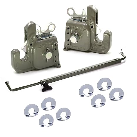 Category #2 Pat's Easy Change with Stabilizer Bar - Best Quick Hitch System On The Market Flexible, Durable and Affordable -  w/ 4 Pair of Lych Pin Washers