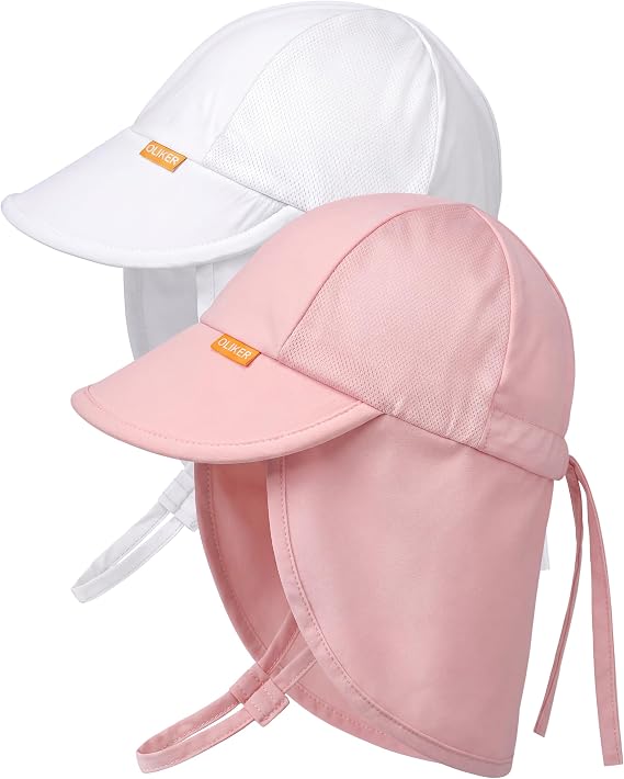Baby Sun Hat with Breathable Mesh, UPF 50+ Boys Girls Toddler Swim