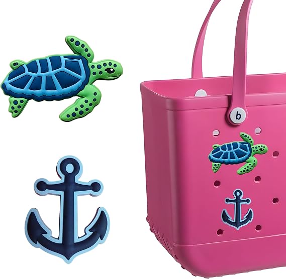 RZM Bogg Bag Charms, Anchor + Turtle