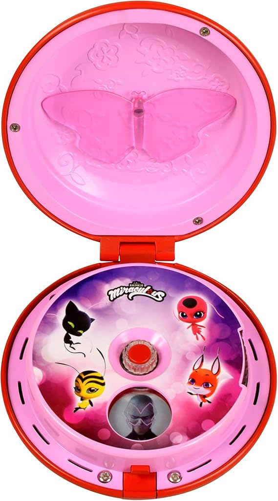 Miraculous Bandai Ladybug Yoyo Communicator, Ladybug Accessories Toy Phone for Role Play Fun, : Tales of Ladybug & Cat Noir Kids Toys for Dress Up Games, Ladybug Gift