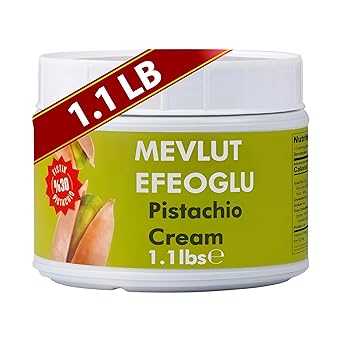 Pistachio Cream for Dubai Chocolate Bar, 1.1 lb Pistachio Cream, Butter, Vegan, Dessert & Chocolate Use for Bakery (1.1 lb)