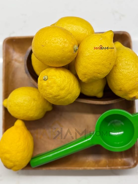 Renkli Döküm Limon Sıkacağı Limon Presi Büyük Boy, Rennkli Metal Limon Sıkacağı, Döküm Naranciye Sıkacağı (Yeşil)