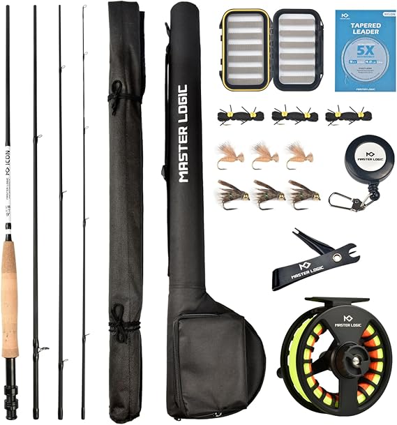 Stealth Fly Fishing Rod Combo Starter Kit