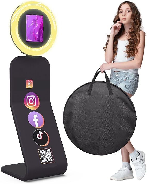 MWE Lightweight Portable Photo Booth Stand Compatible with iPad Photo Booth