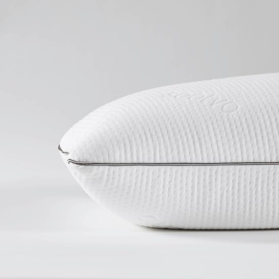 Saatva Graphite Memory Foam Pillow, Cooling Comfort & Contouring Support
