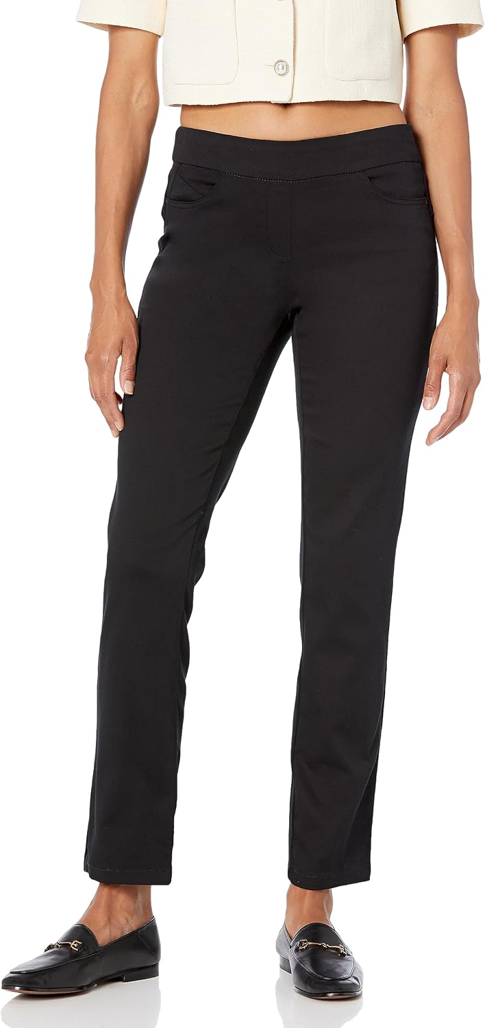 Briggs New York Womens Cotton Super Stretch Pull-on Pant