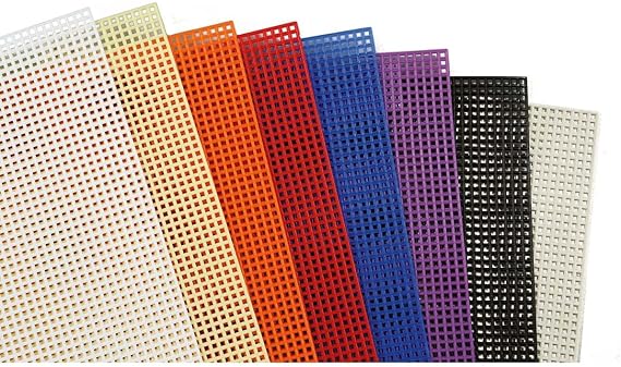 Herrschners 7 Mesh Plastic Canvas Assorted Color Pack