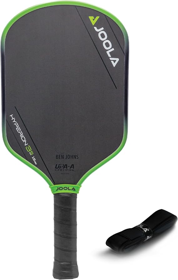 JOOLA 3S Pickleball Paddles Raw Carbon Fiber Surface for Power & Spin, Elongated, Wide Body & Aero Curve Designs UPA-A Certified