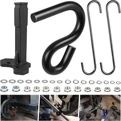 8629 Universal Wheel Bearing Hub Removal Tool  6007 Lower Control Arm Prying Tool  7661 Brake Caliper Hanger Hooks, Automotive Tool Kit Best for Braking, Bearing, Axle and Suspension Work Set of 4
