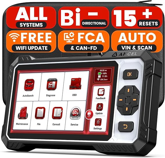 ANCEL FX6100 Bidirectional OBD2 Diagnostic Tool All Systems Car German
